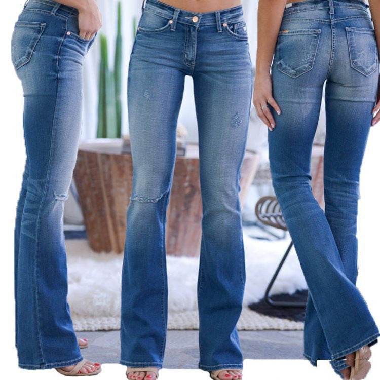 Flare Women's Flared Jeans For Women - Mubimart