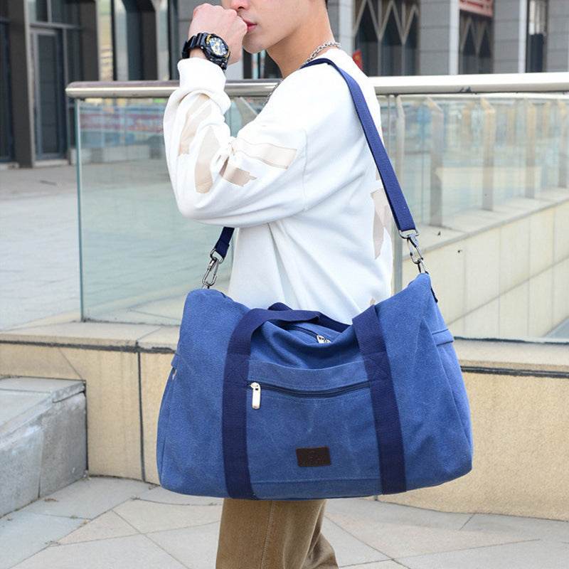 Men's Travel Canvas Bag Going Out Duffel For Men - Mubimart
