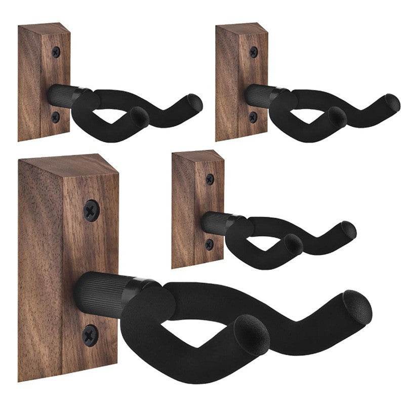 Black Walnut Wooden Guitar Hook Universal Wall Hook - Mubimart