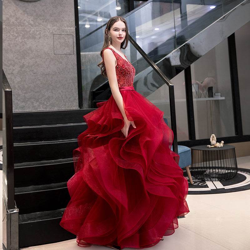Women's Fashion Temperament Elegant Wedding Party Bride Wedding Dresses - Mubimart