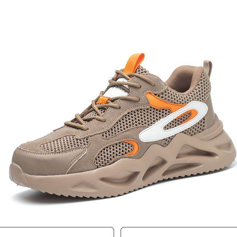 Breathable Mesh Lightweight Steel Toe Cap Safety Shoes - Mubimart