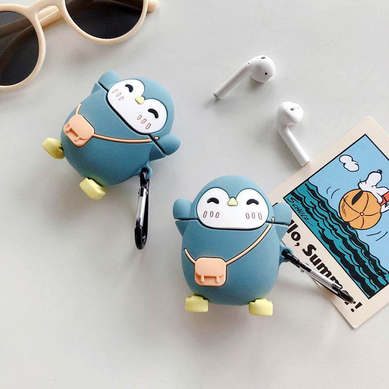 Standing Cartoon Wireless Bluetooth Earphone Case - Mubimart