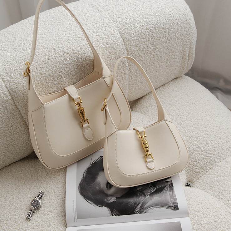 First Layer Cowhide Underarm Bag Shoulder Bag Women''s Bag - Mubimart