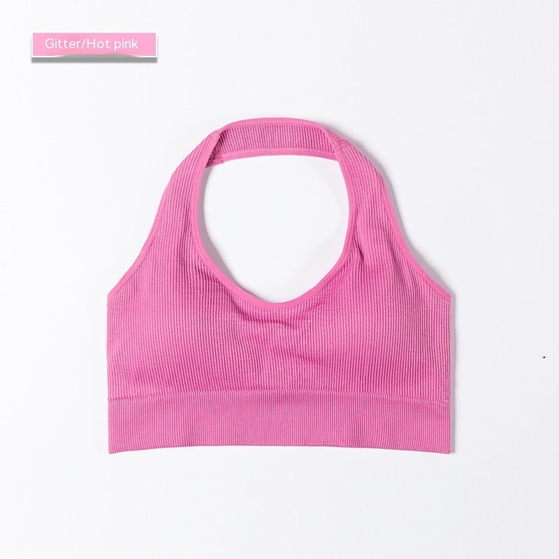 Bra European And American Sports Fitness Yoga Sports Bra - Mubimart -  