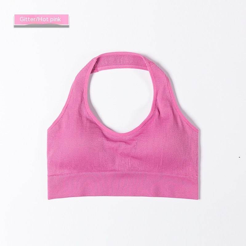 Bra European And American Sports Fitness Yoga Sports Bra - Mubimart