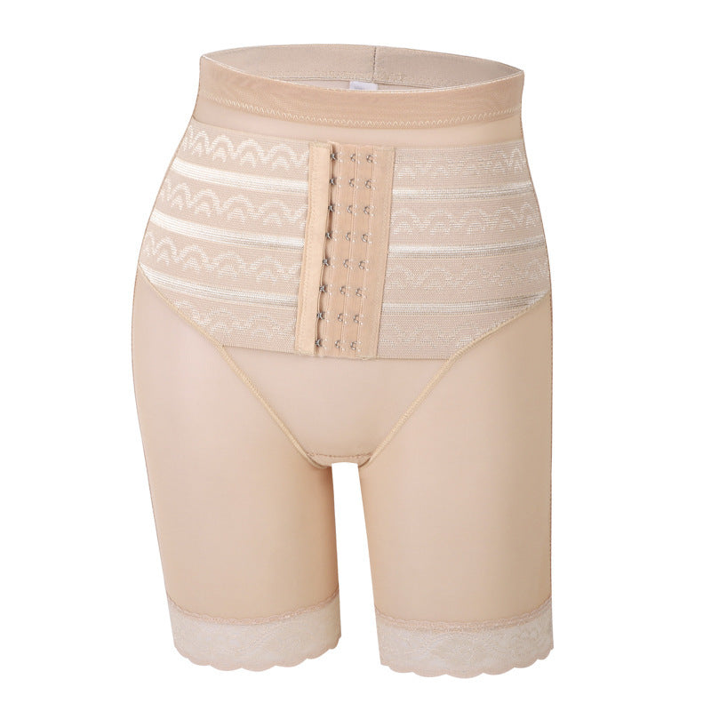 Body Shaping High-waisted Abdominal Panties Women's Waistband Girdle To Lift The Buttocks Large Size Postpartum Flat Angle Abdominal Pants - Mubimart -  