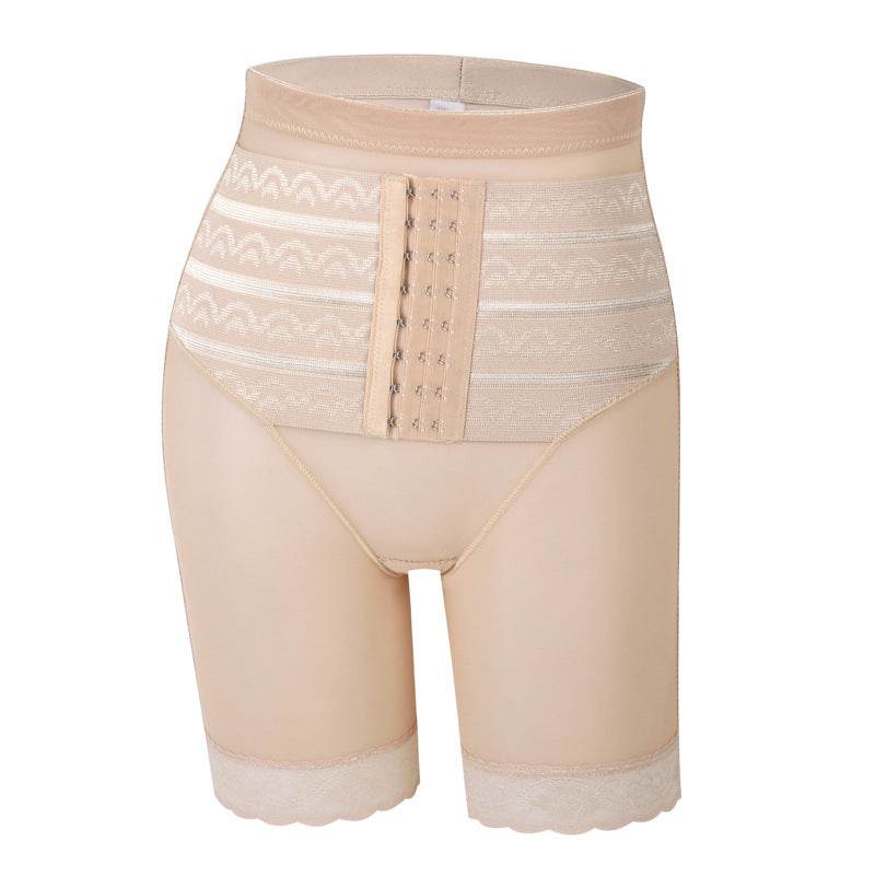 Body Shaping High-waisted Abdominal Panties Women's Waistband Girdle To Lift The Buttocks Large Size Postpartum Flat Angle Abdominal Pants - Mubimart