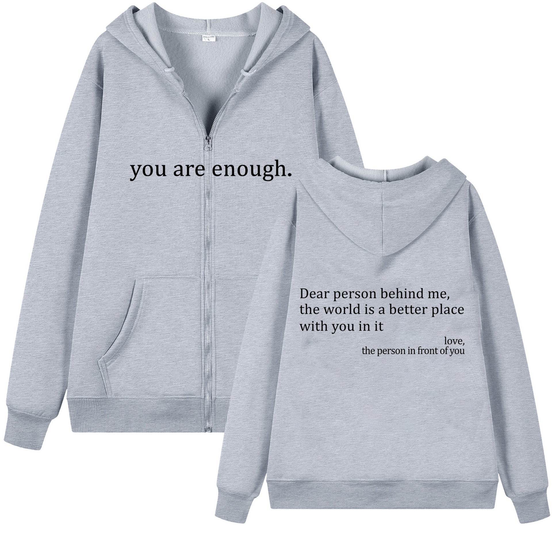 Hoodies Plus Size Sweatshirt Casual Drawstring Zipper Clothes - Mubimart