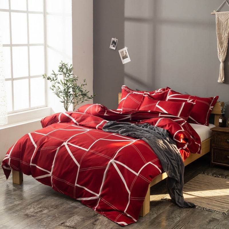 Nordic Style Geometric Line Sets Pillowcases - Mubimart