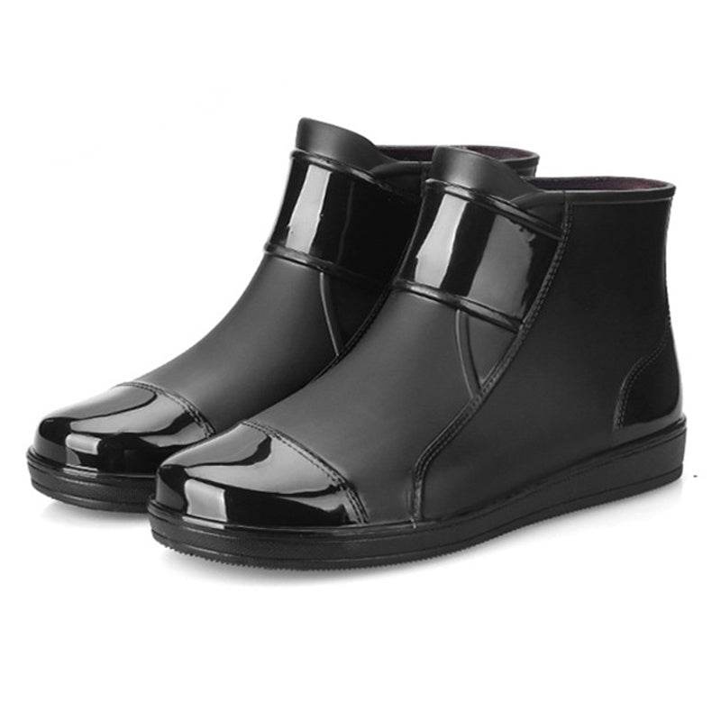 Men Short Tube Labor Protection Rain Boots - Mubimart