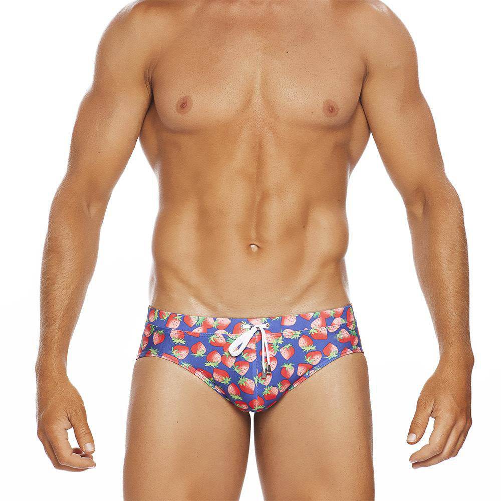 Mens Sexy And Playful Cute Strawberry Briefs - Mubimart