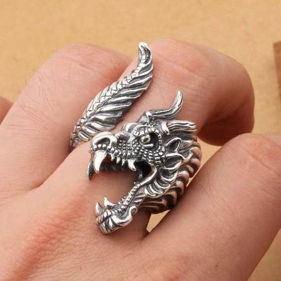 Domineering Men Faucet Ring Retro - Mubimart