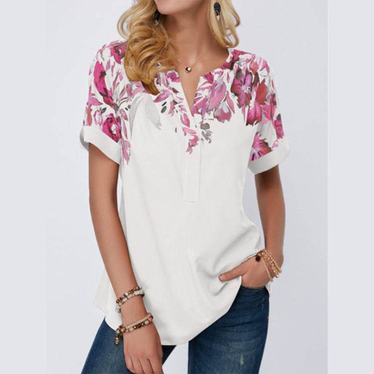 Top Plus Size Women's Short-sleeved T-shirt - Mubimart