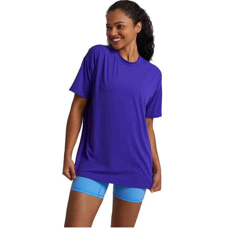 Tight Running Exercise T-shirt Workout Top - Mubimart