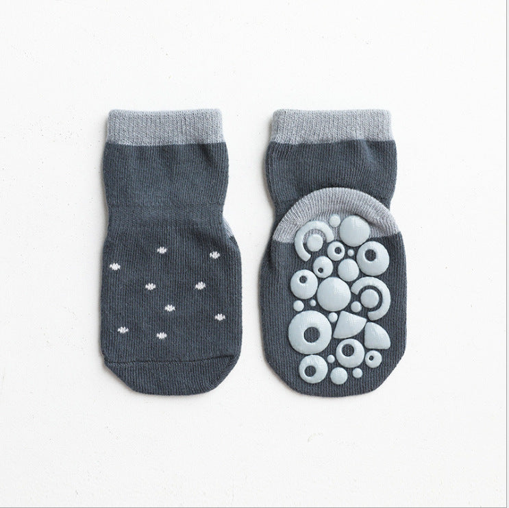 Bodensocken, Kleber, Rutschfest, Kleinkindersocken, Gekämmte Baumwolle, Babysocken