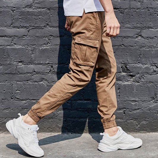 Autumn Men's Casual Military Fashion Slim Fit Jogger Pants - Mubimart