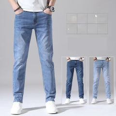 Herren Jeans Straight Fit Fashion Slim Fit