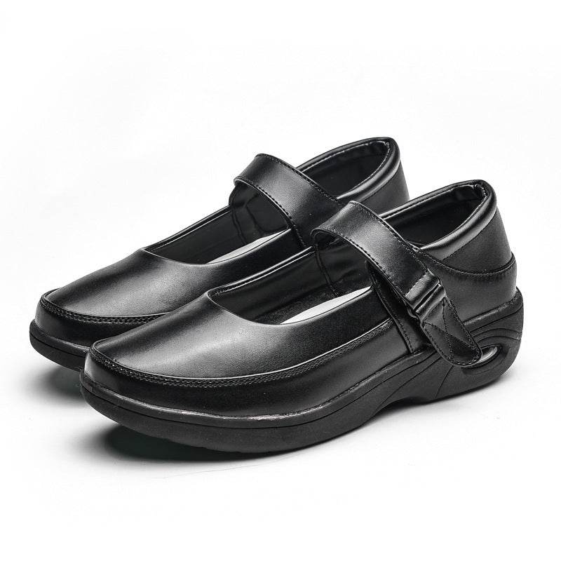 White Nurse Nursing Work Shoes Newest Resistant Comfort Mary Jane Slip - Mubimart