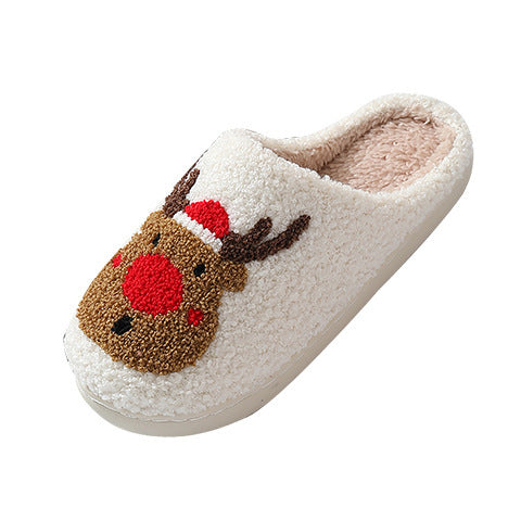 Family Cartoon Plush Slippers For Women - Mubimart -  