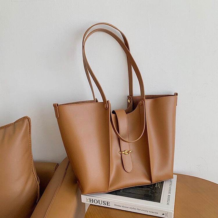 Genuine Leather Large Capacity Bag High-grade Tote Bag For Women - Mubimart