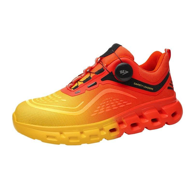 Anti-smashing Anti-penetration Steel Toe Breathable And Wearable Safety Shoes - Mubimart