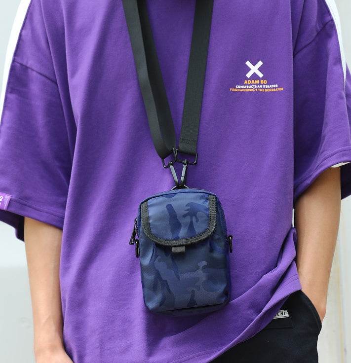 Mens Sports One Shoulder Mini Crossbody Bag - Mubimart