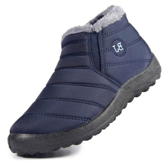 Winter Snow Boots Women Waterproof Shoes Warm Ankle Boots - Mubimart