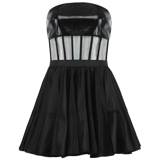 Women's Tube Top Fashion Cutout Thin Prom Evening Dress - Mubimart
