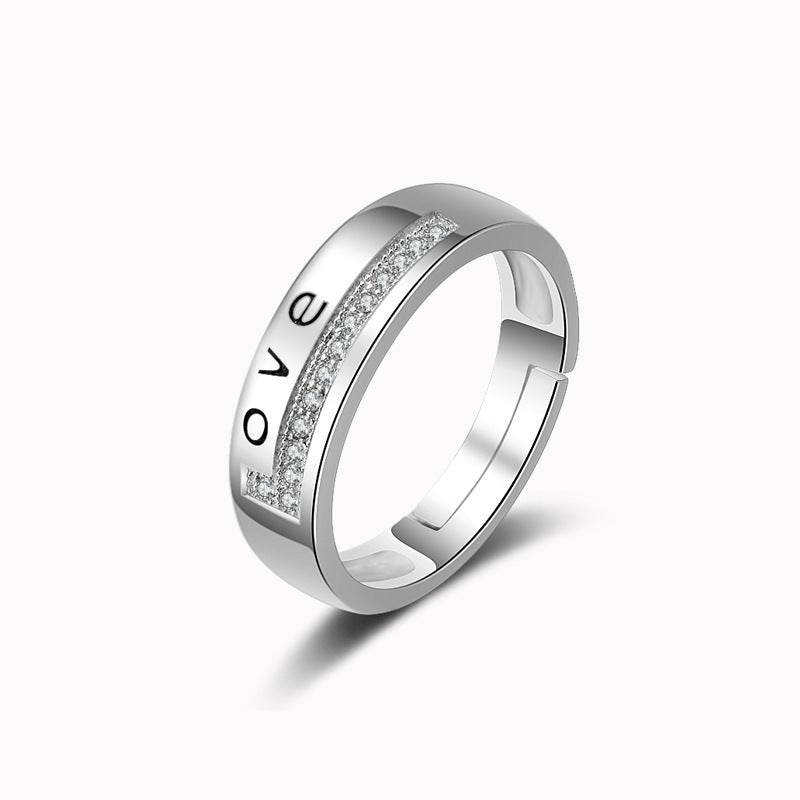 Couple Ring Diamond Men And Women - Mubimart