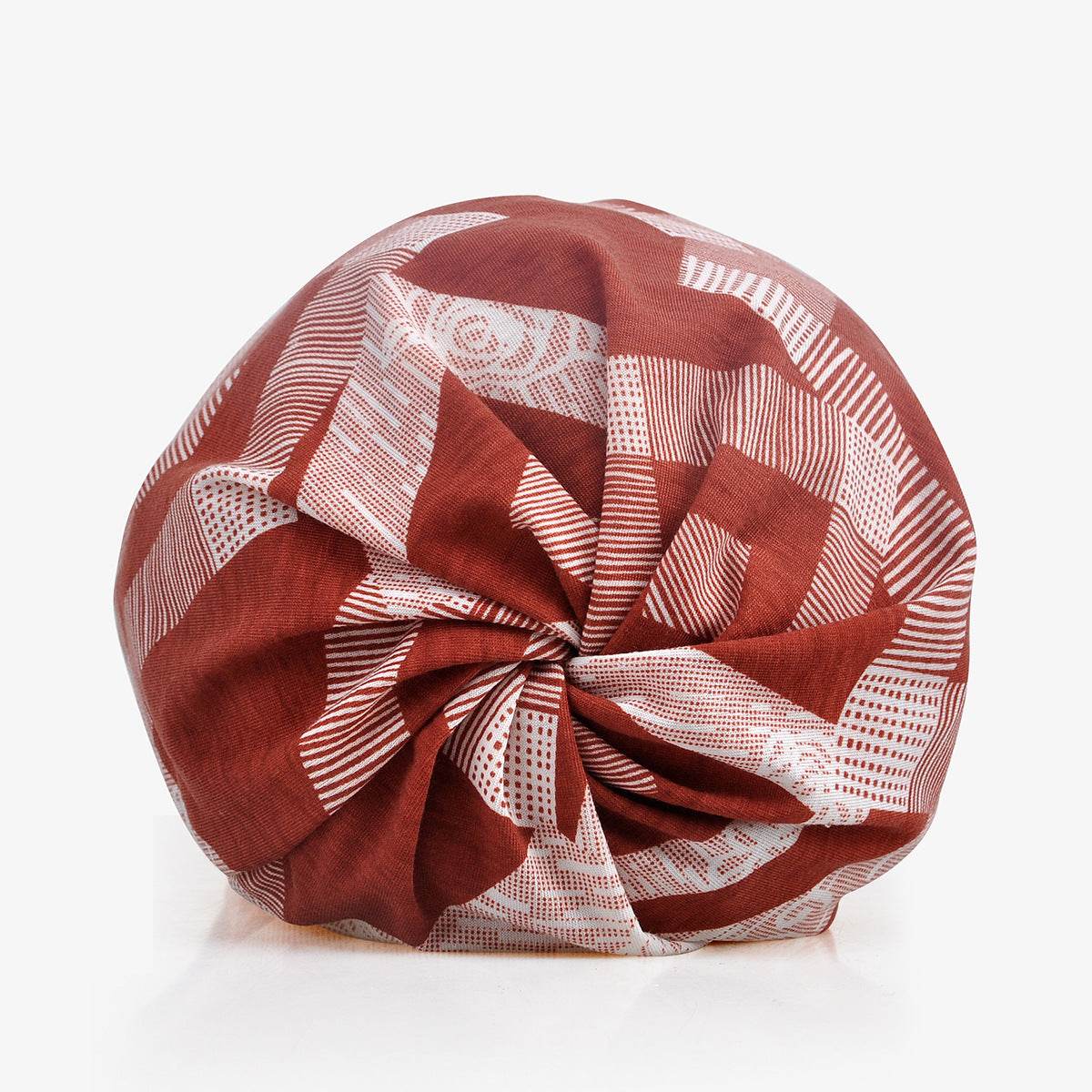 Hooded Cap And Bib Dual-use Men And Women Geometric Baotou Piled Hats - Mubimart