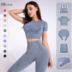 Fashion Women's Workout Yoga Clothes - Mubimart - Workout Top 