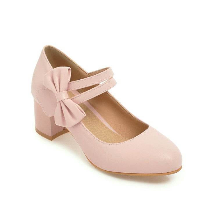 Ladies Fashion Personality New Buckle Pumps - Mubimart