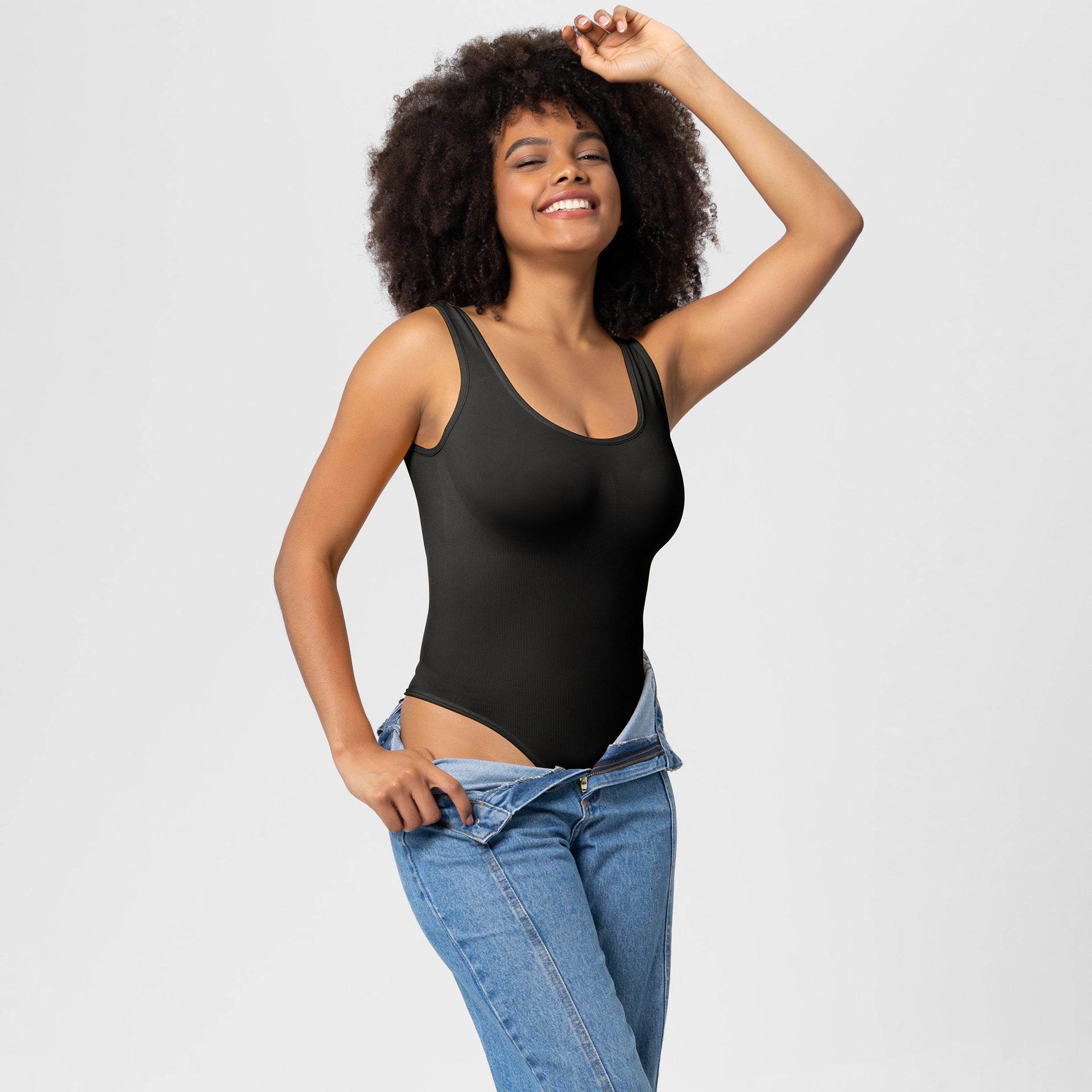 Large Seamless One Piece Bodysuit For Women - Mubimart