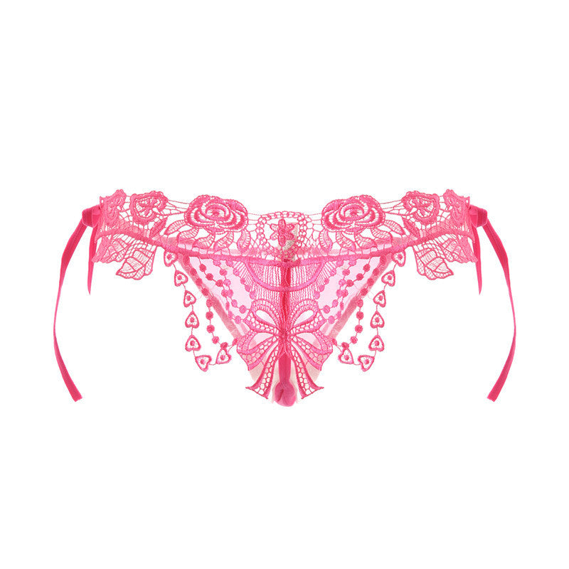 Erotic Lingerie Sexy Transparent Lace Large Size Panties - Mubimart -  