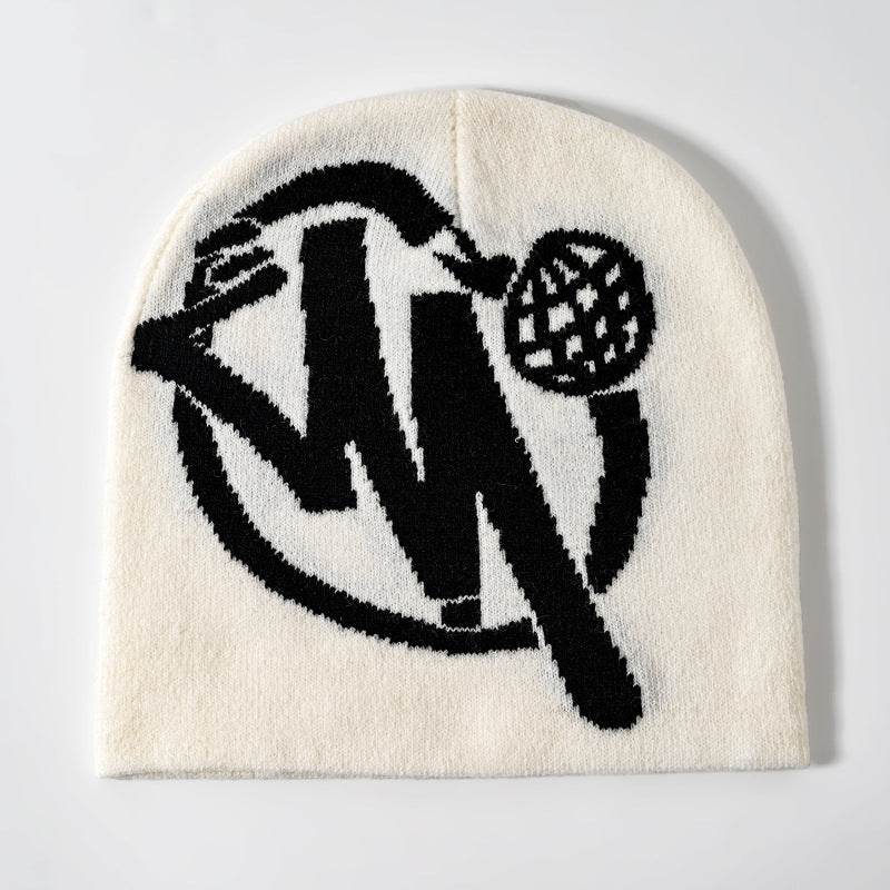 Cap Hip Hop Hat Double Layer Knitted Hat - Mubimart