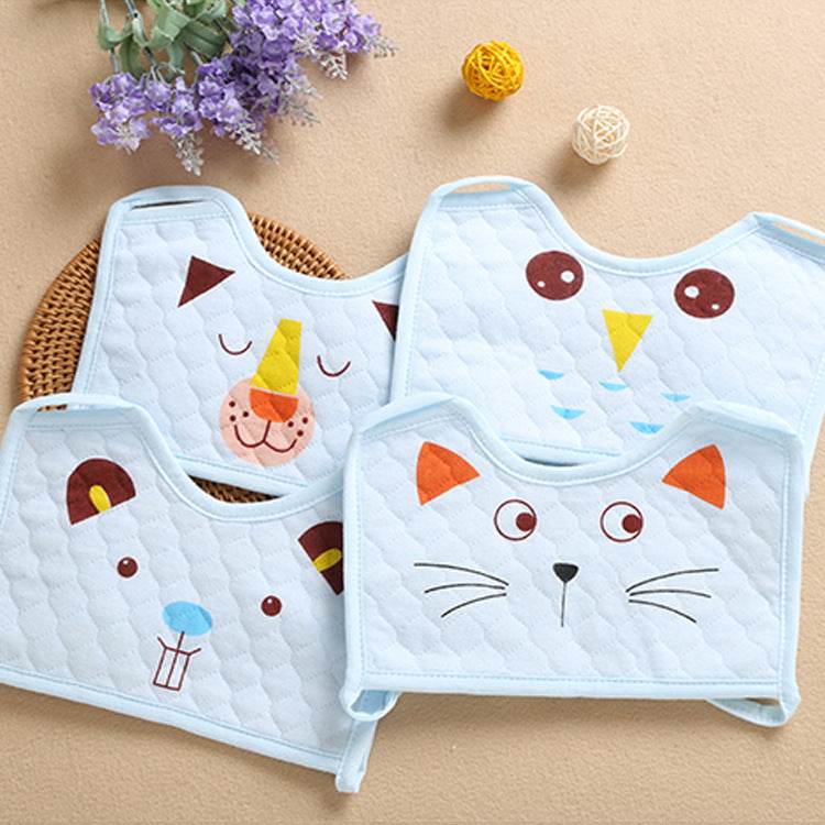 Baby Bib Square Bib Mask Style Cartoon - Mubimart