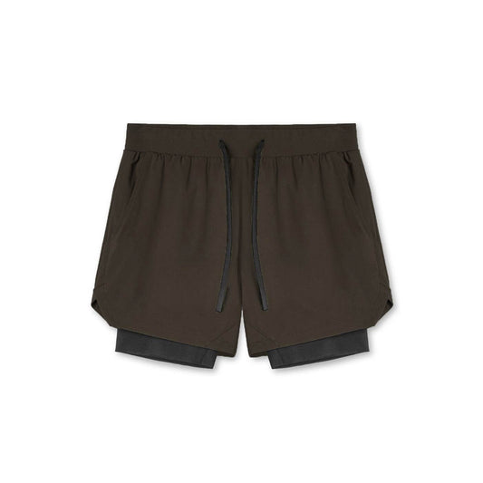 Workout Shorts Men's Nylon Running Training Elastic Quick-drying - Mubimart