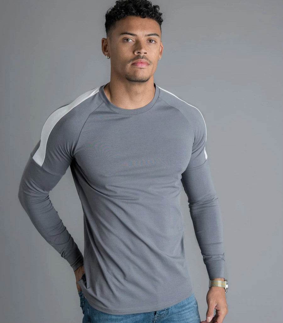 Men's Long Sleeve T-shirt Shirt Jacket - Mubimart