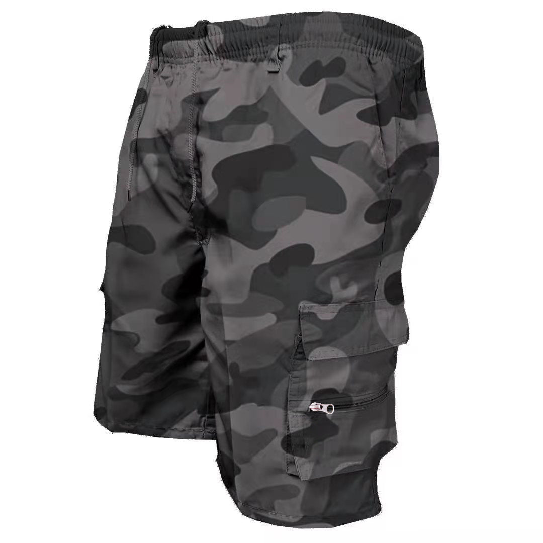 Men's Thin Multi-pocket Cargo Shorts Sports Shorts