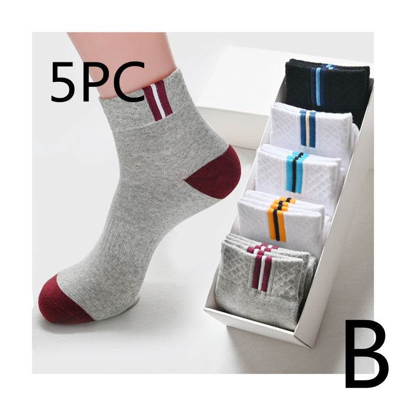 Men's In-tube Socks Trendy In-tube Socks Fashion Polyester Socks - Mubimart