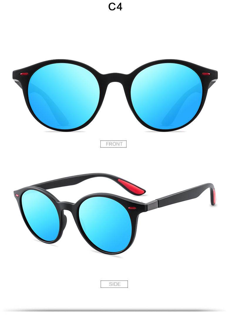 P26 Polarized Sunglasses Round Sunglasses Polarized Male Drivers Driving Sunglasses - Mubimart