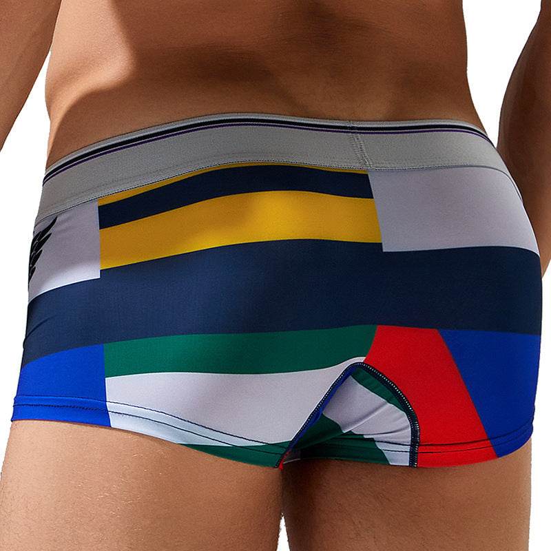 Boxer Low Waist U Convex Boxers - Mubimart