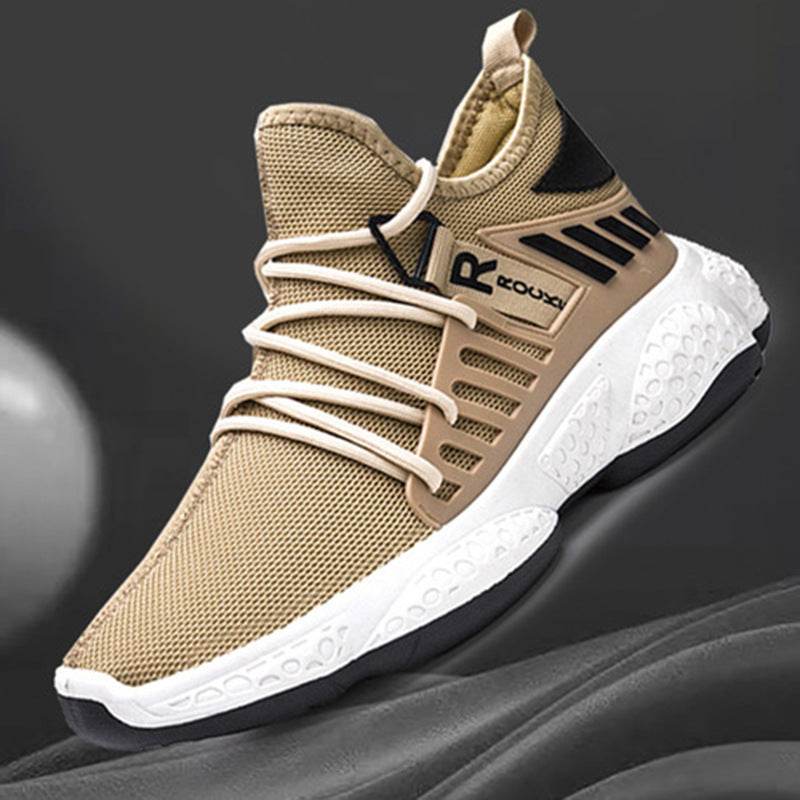 Men Sneakers Breathable Mesh Sports Shoes - Mubimart