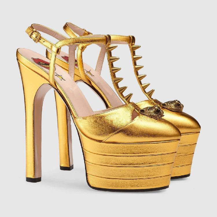 Women's High Heels Nightclub Chunky Heels - Mubimart