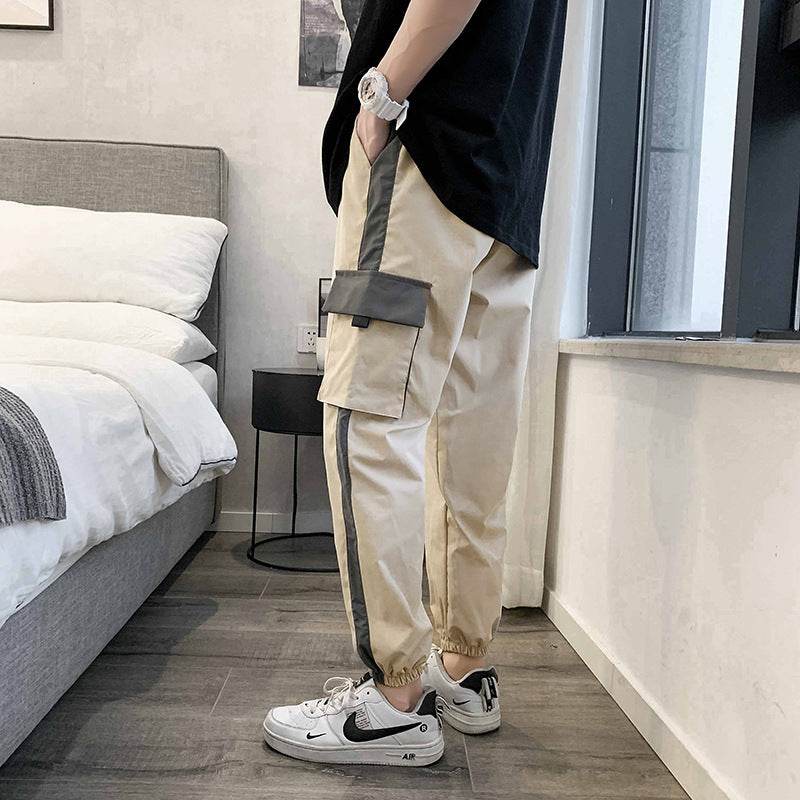 Overalls Men's Loose Plus Size Casual Jogger Pants - Mubimart