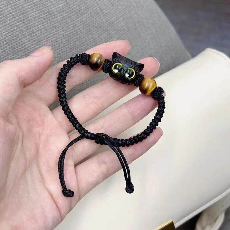Special-interest Design Cat Beaded Bracelet For Women - Mubimart
