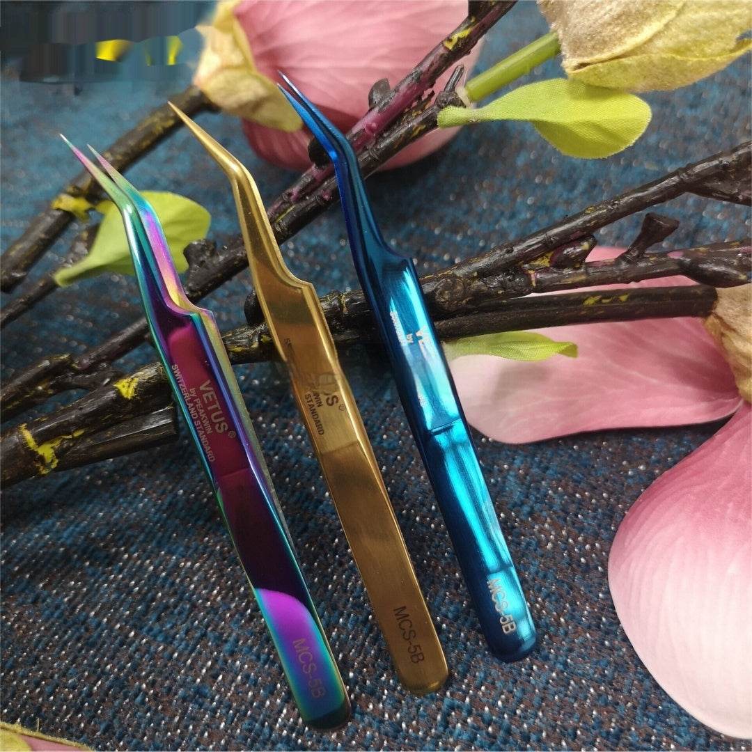 High Precision Eyelash Grafting Tweezers - Mubimart