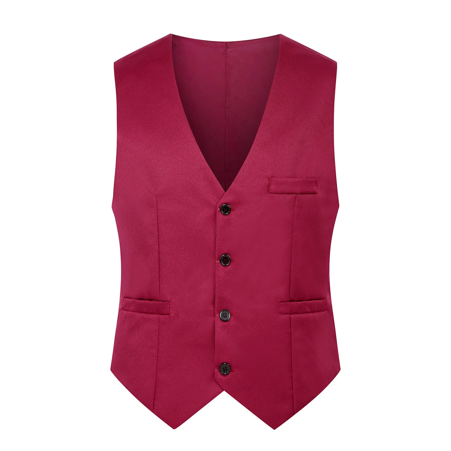 Fashion Simple Men's Suit Solid Color Vest