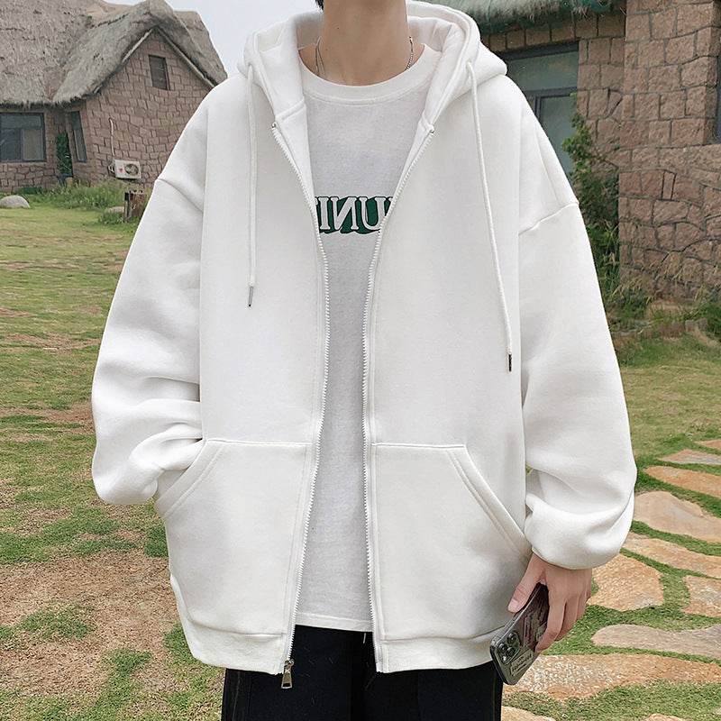 Mens Jackets Hooded Coats Casual Zipper - Mubimart