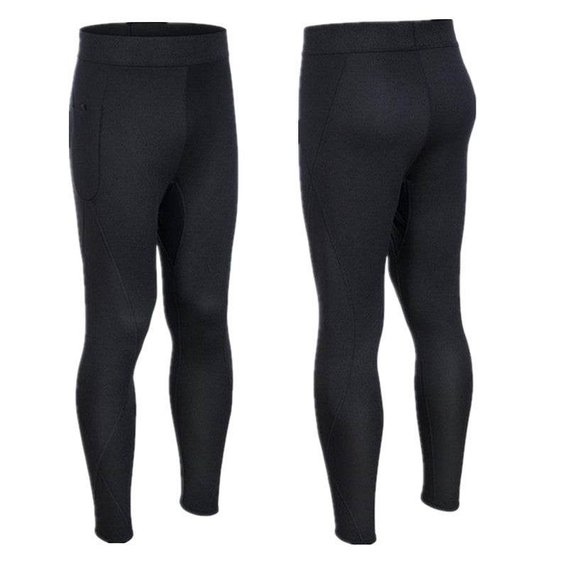 Neoprene Men's Sweatpants Running Black - Mubimart